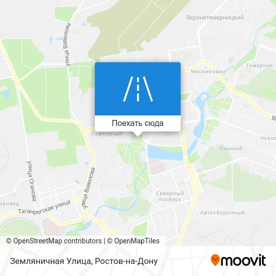 Карта Земляничная Улица