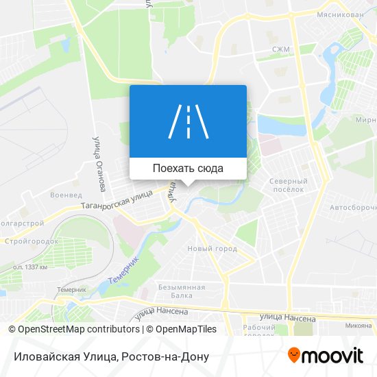 Карта Иловайская Улица