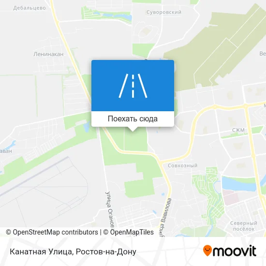 Карта Канатная Улица