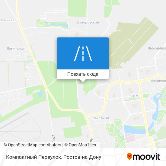 Карта Компактный Переулок