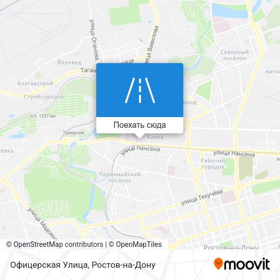 Карта Офицерская Улица
