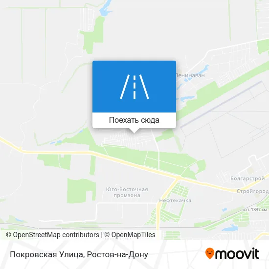 Карта Покровская Улица
