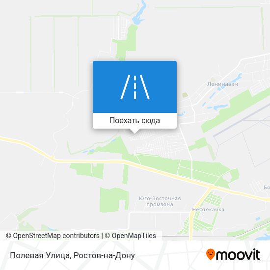 Карта Полевая Улица