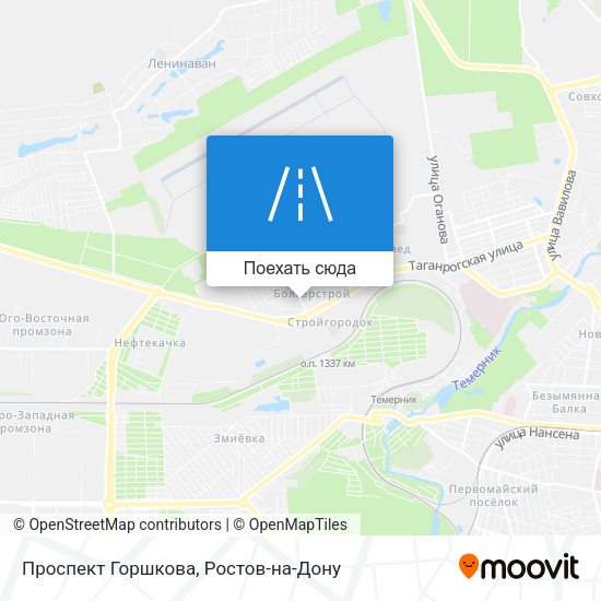 Карта Проспект Горшкова