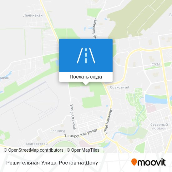 Карта Решительная Улица