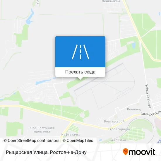 Карта Рыцарская Улица