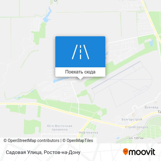 Карта Садовая Улица