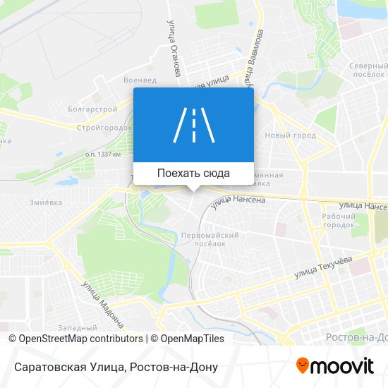 Карта Саратовская Улица