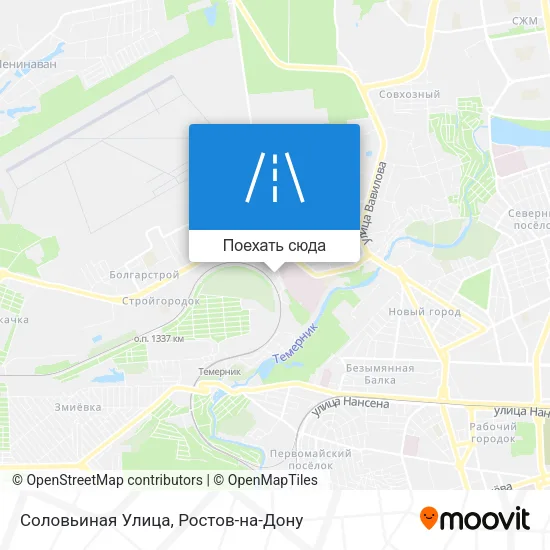Карта Соловьиная Улица