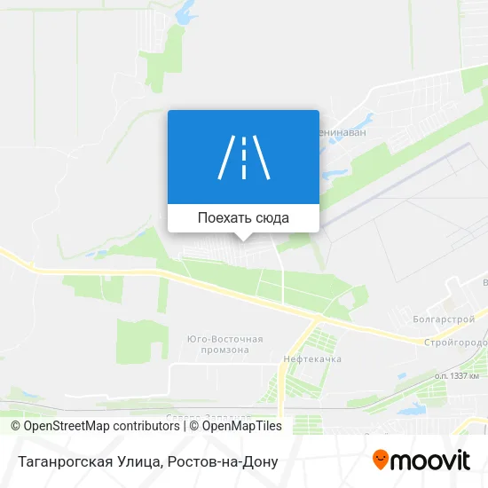 Карта Таганрогская Улица