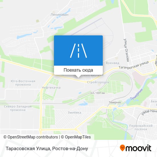 Карта Тарасовская Улица