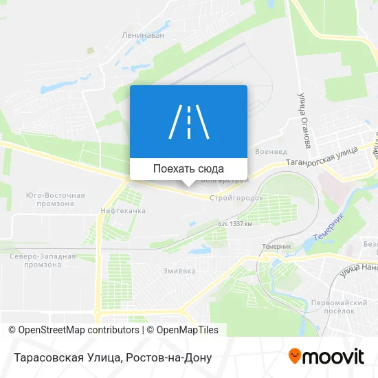 Карта Тарасовская Улица