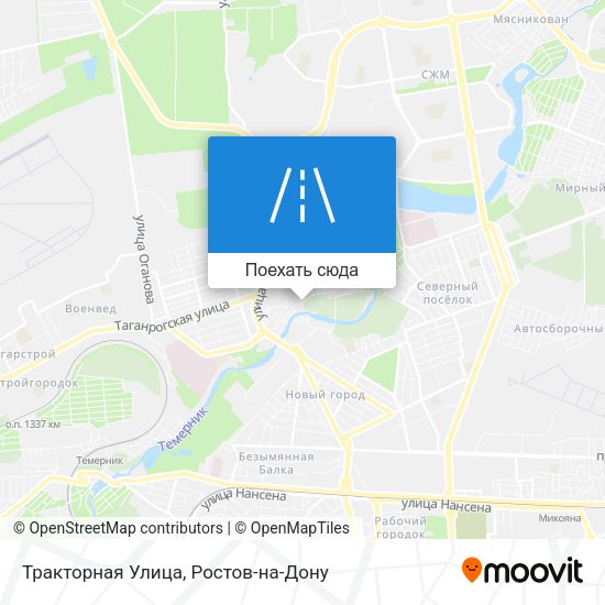 Карта Тракторная Улица