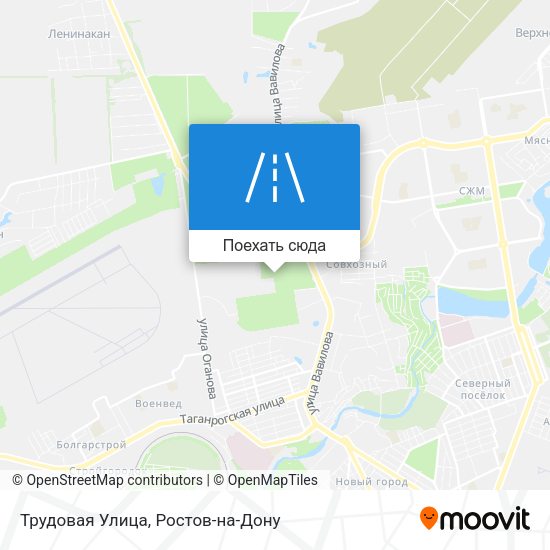 Карта Трудовая Улица