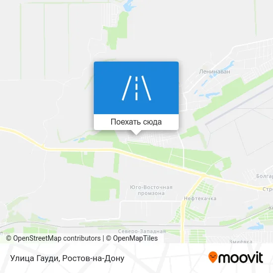 Карта Улица Гауди