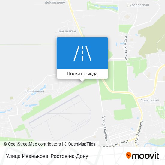 Карта Улица Иванькова