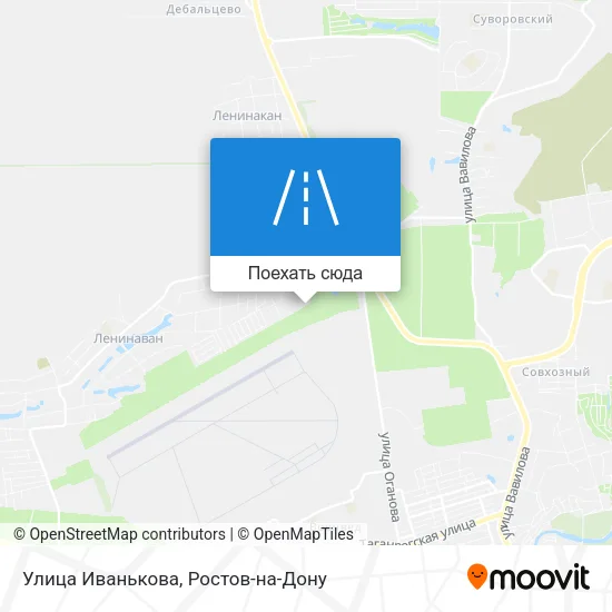 Карта Улица Иванькова