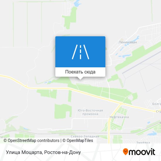 Карта Улица Моцарта