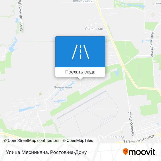 Карта Улица Мясникяна