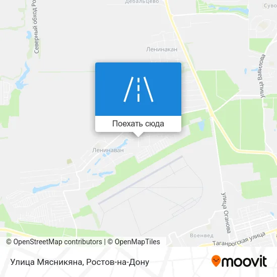 Карта Улица Мясникяна
