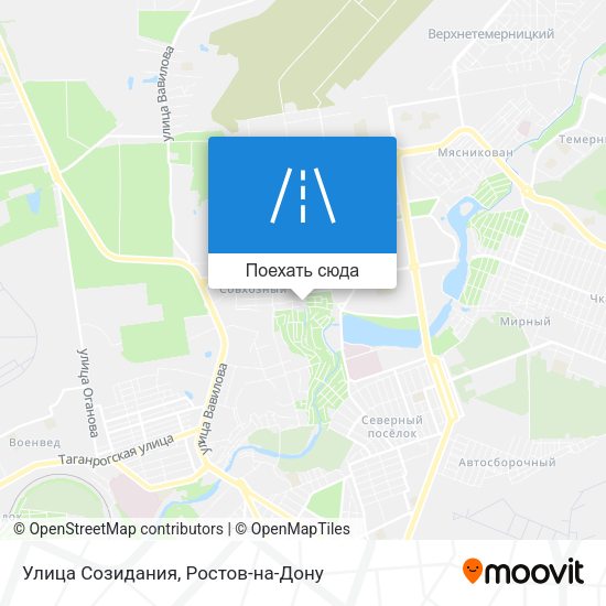 Карта Улица Созидания