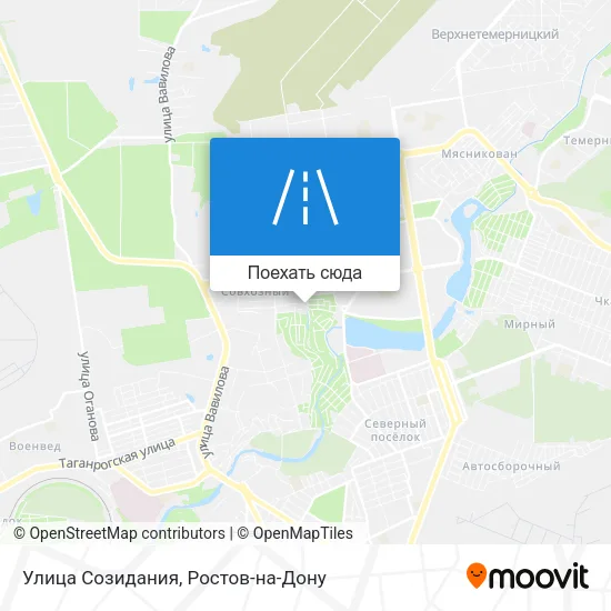 Карта Улица Созидания