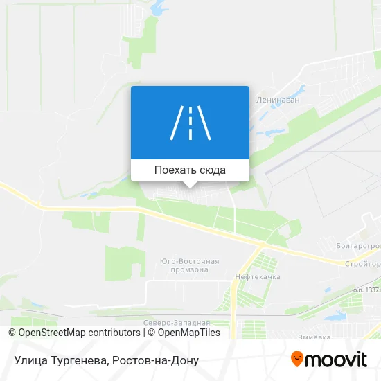 Карта Улица Тургенева