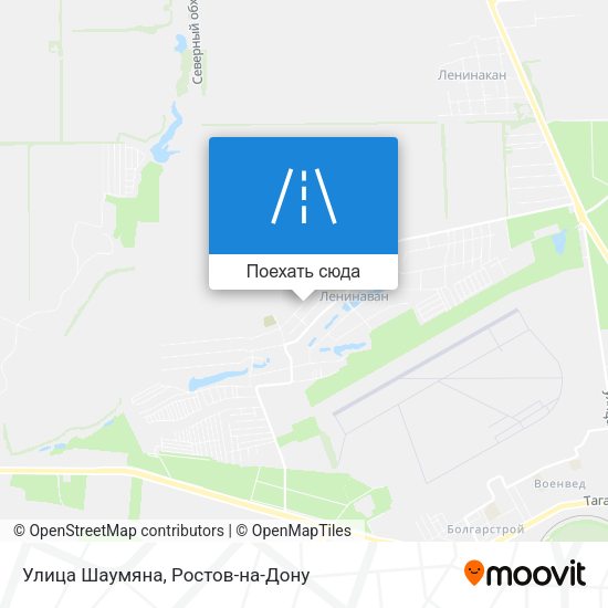 Карта Улица Шаумяна