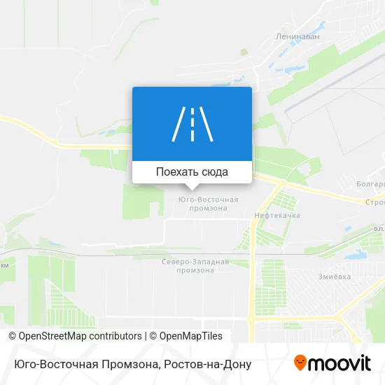 Карта Юго-Восточная Промзона