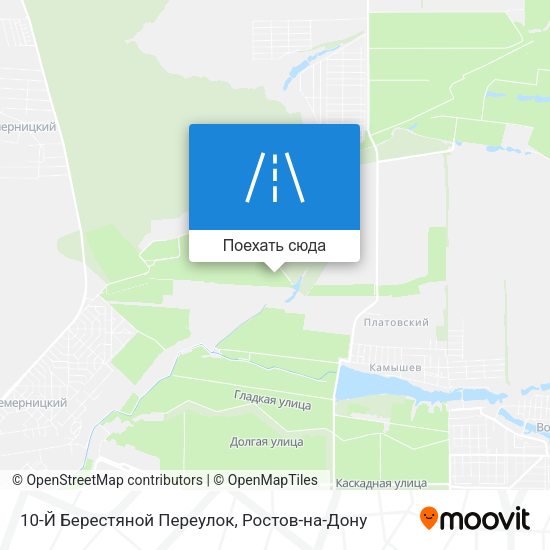Карта 10-Й Берестяной Переулок