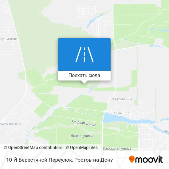 Карта 10-Й Берестяной Переулок