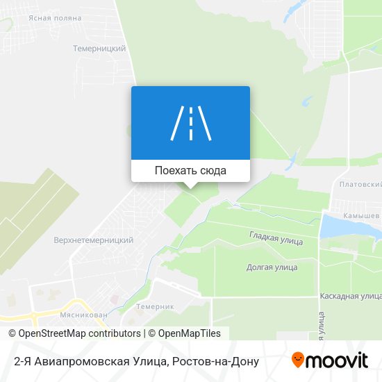Карта 2-Я Авиапромовская Улица