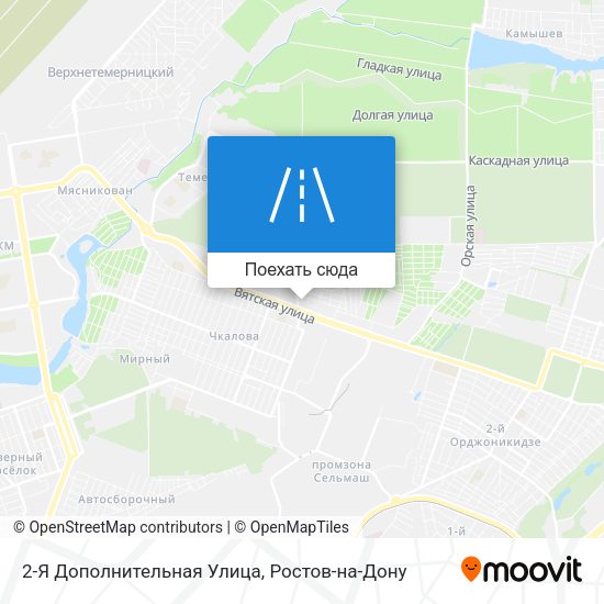 Карта 2-Я Дополнительная Улица