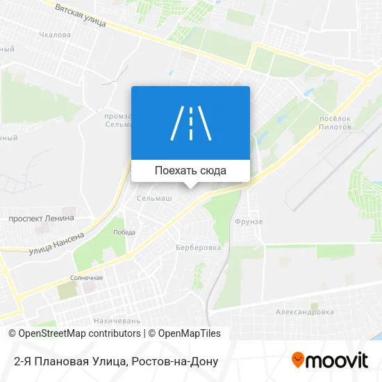 Карта 2-Я Плановая Улица