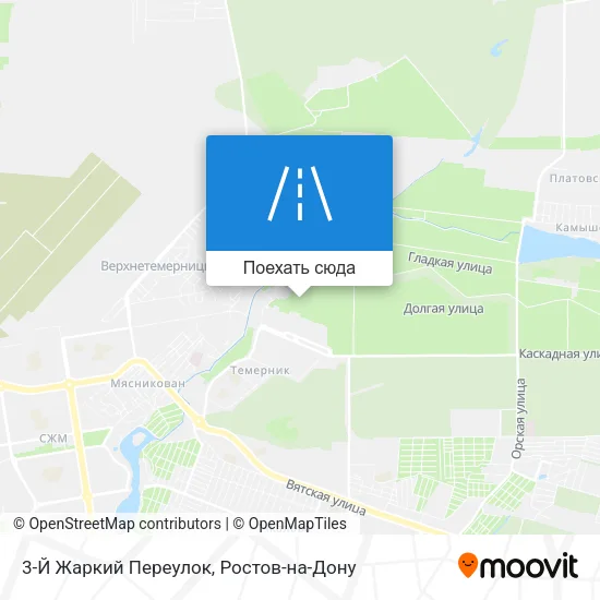 Карта 3-Й Жаркий Переулок