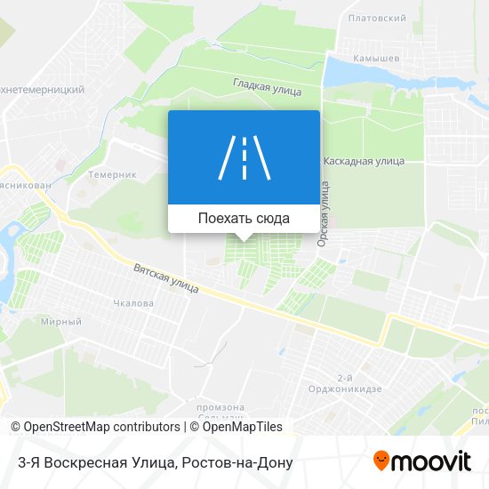 Карта 3-Я Воскресная Улица