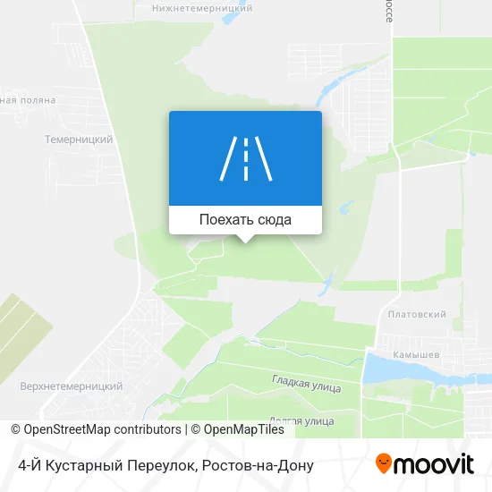Карта 4-Й Кустарный Переулок