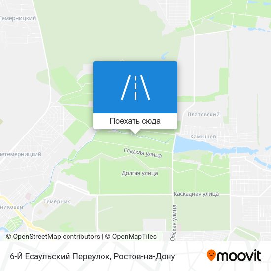 Карта 6-Й Есаульский Переулок