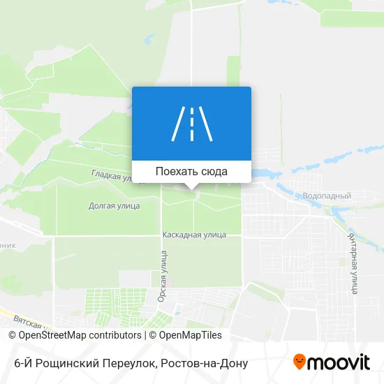 Карта 6-Й Рощинский Переулок
