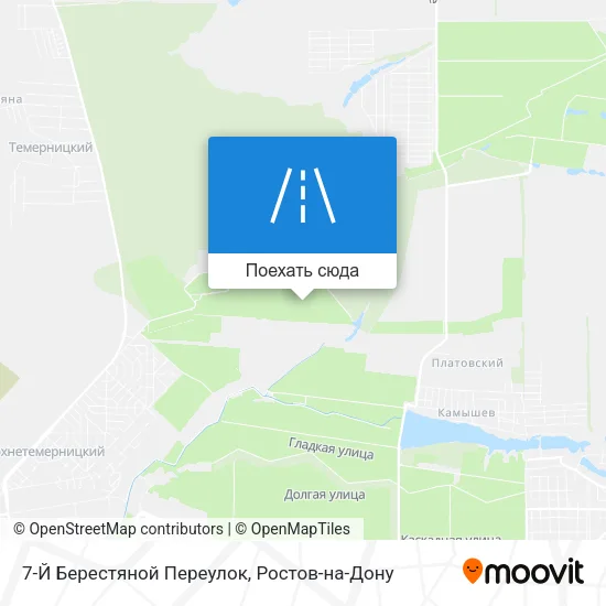 Карта 7-Й Берестяной Переулок