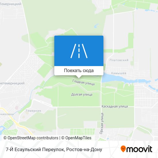 Карта 7-Й Есаульский Переулок