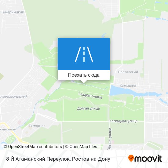 Карта 8-Й Атаманский Переулок