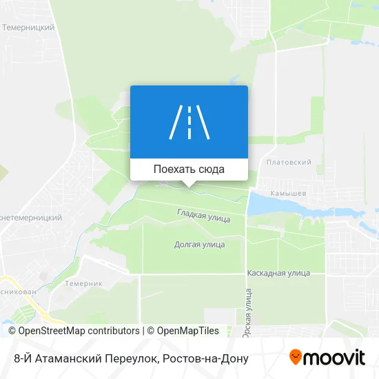 Карта 8-Й Атаманский Переулок