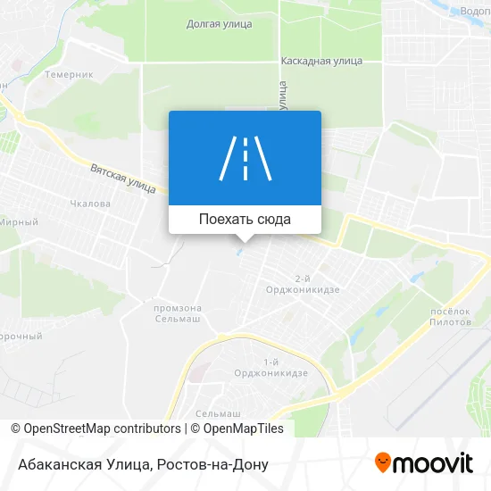 Карта Абаканская Улица