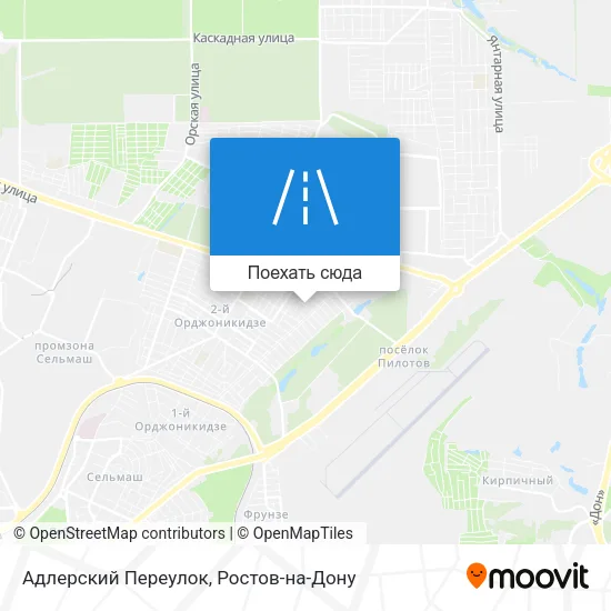 Карта Адлерский Переулок