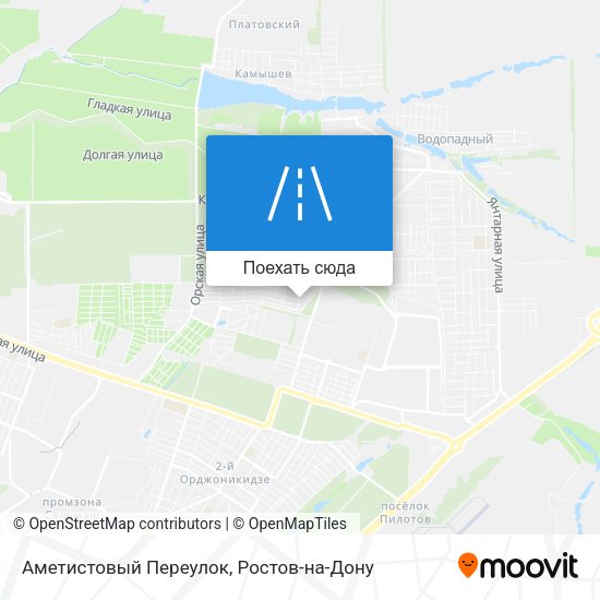 Карта Аметистовый Переулок