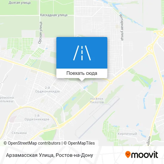 Карта Арзамасская Улица
