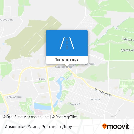 Карта Армянская Улица