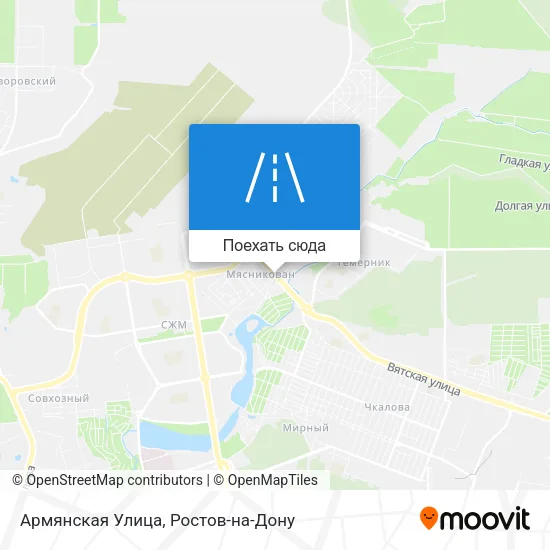 Карта Армянская Улица