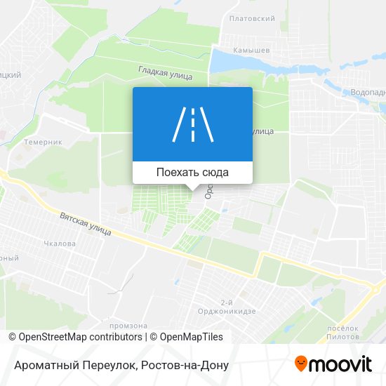 Карта Ароматный Переулок